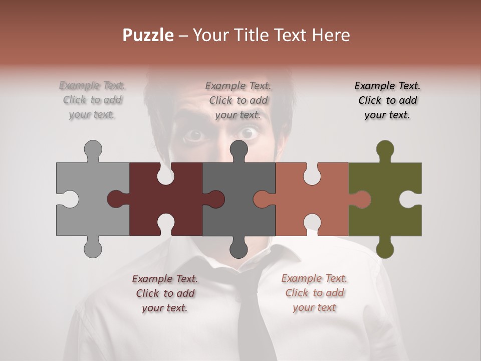 Astonished Man PowerPoint Template