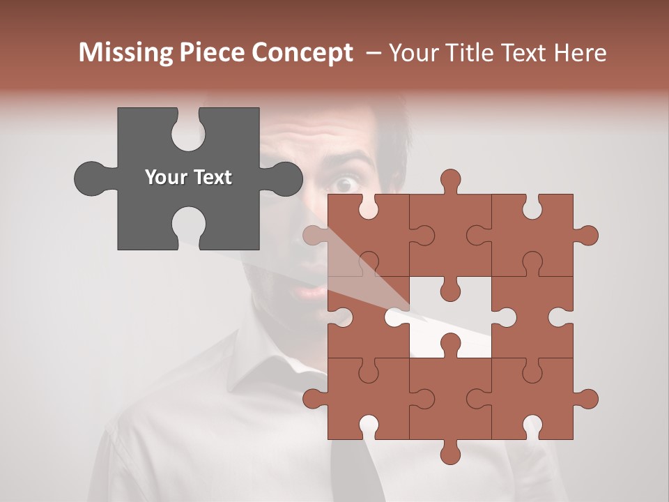 Astonished Man PowerPoint Template