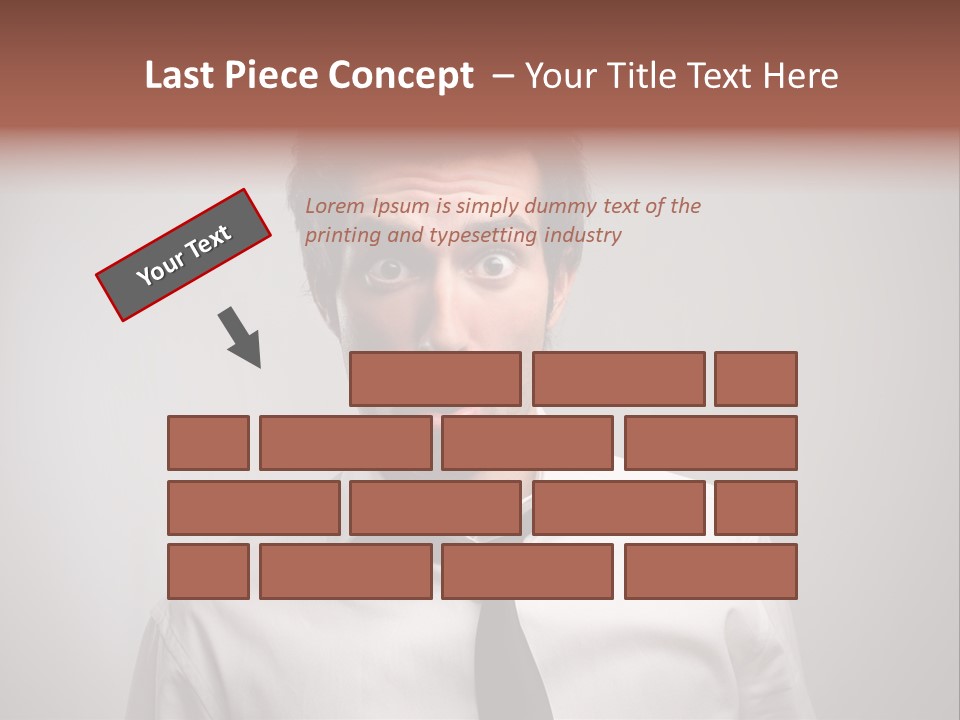 Astonished Man PowerPoint Template