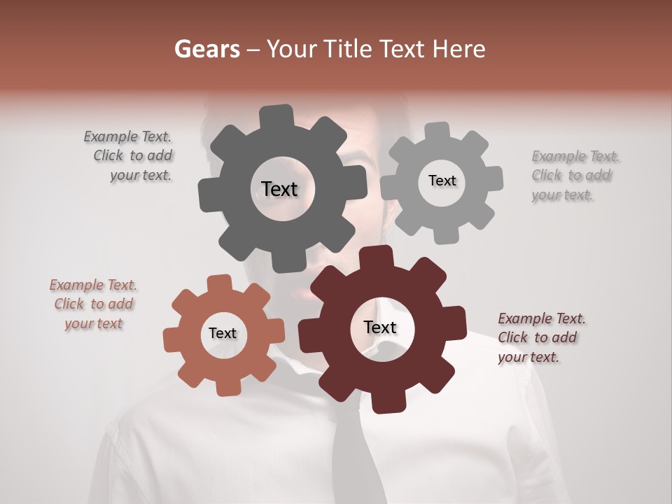 Astonished Man PowerPoint Template