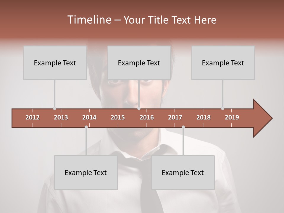 Astonished Man PowerPoint Template