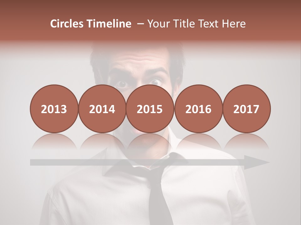 Astonished Man PowerPoint Template