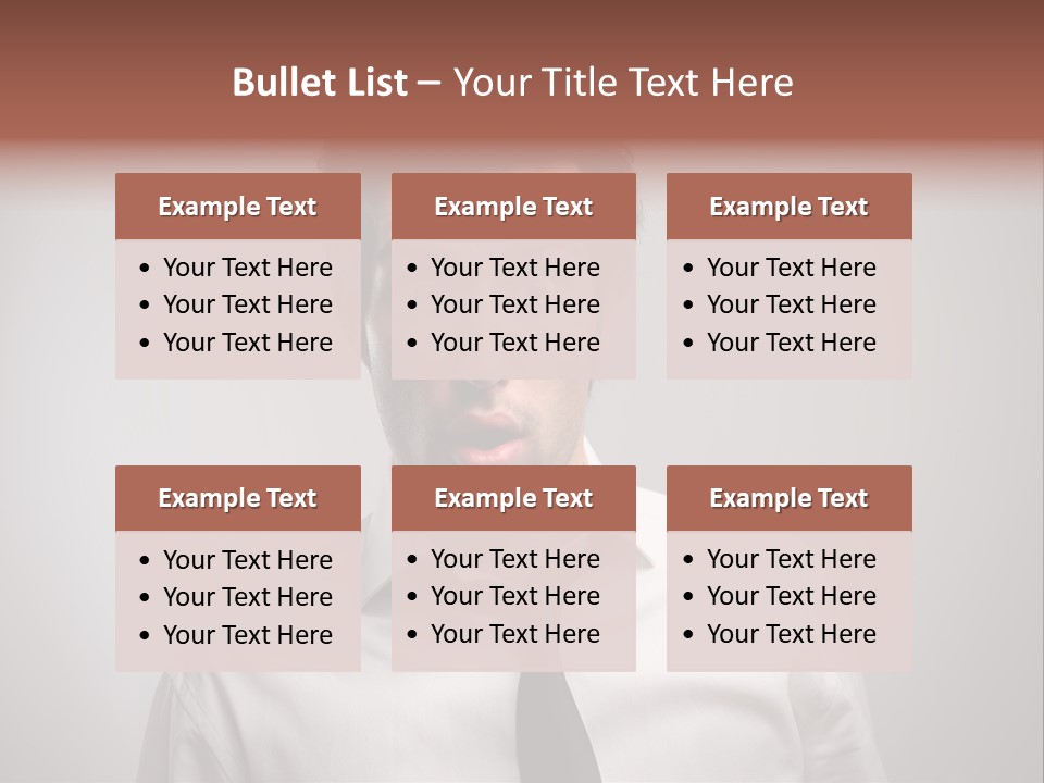 Astonished Man PowerPoint Template