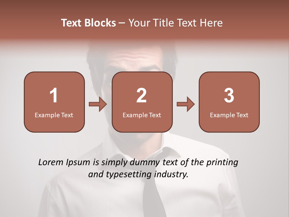 Astonished Man PowerPoint Template