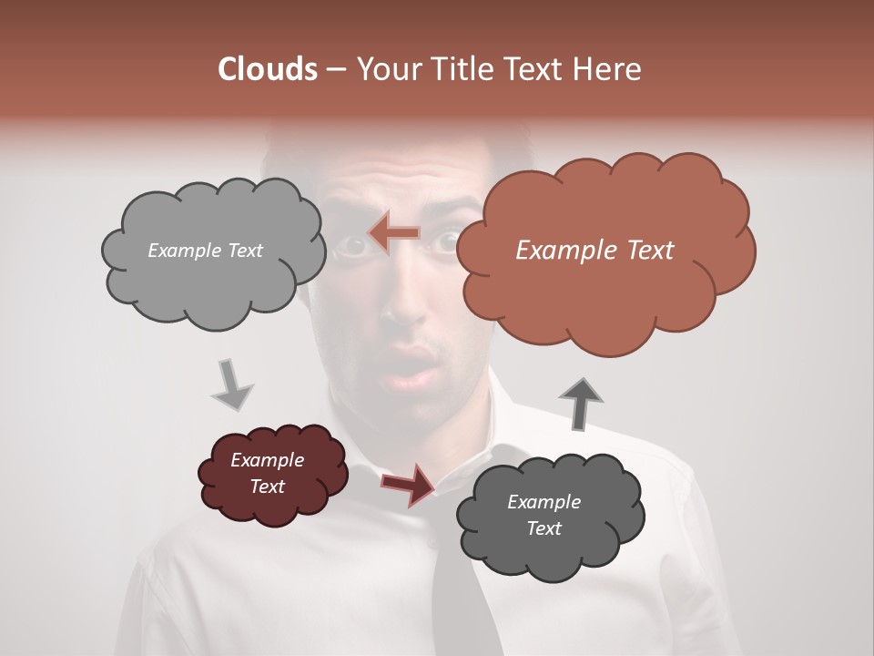 Astonished Man PowerPoint Template