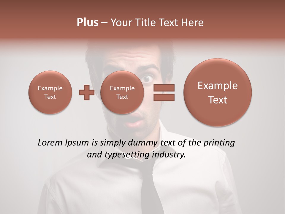 Astonished Man PowerPoint Template