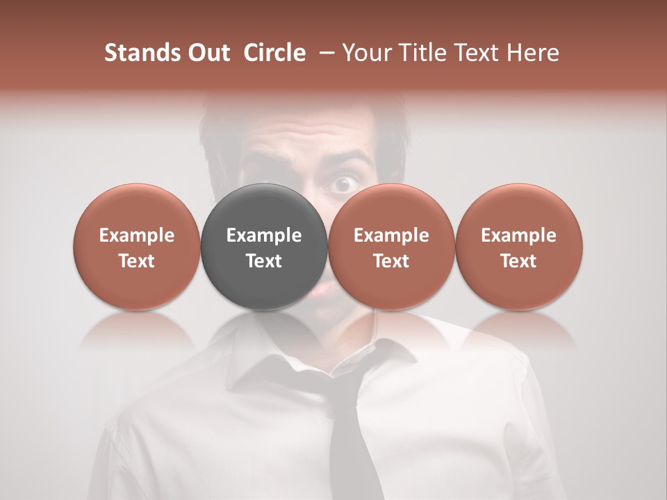 Astonished Man PowerPoint Template
