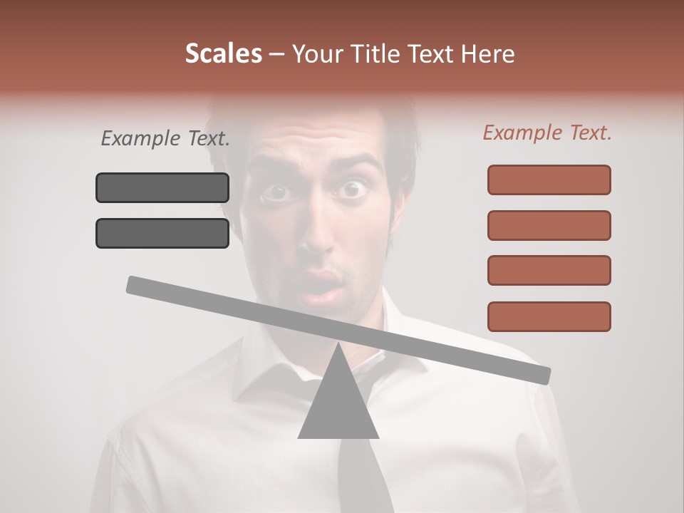 Astonished Man PowerPoint Template