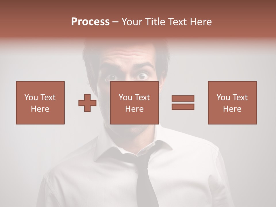 Astonished Man PowerPoint Template