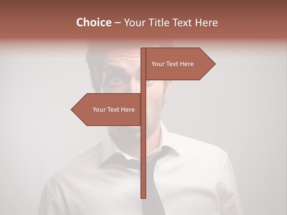Astonished Man PowerPoint Template