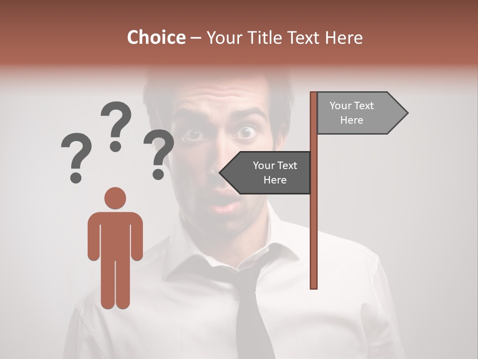 Astonished Man PowerPoint Template