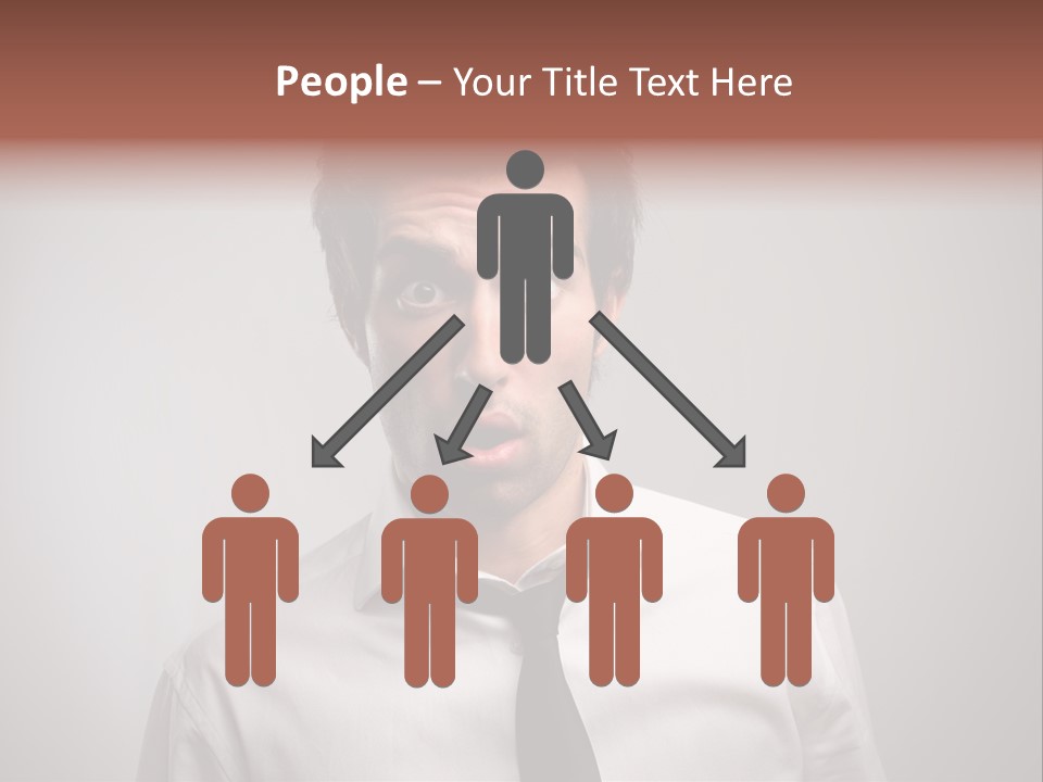 Astonished Man PowerPoint Template
