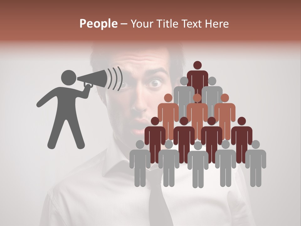 Astonished Man PowerPoint Template