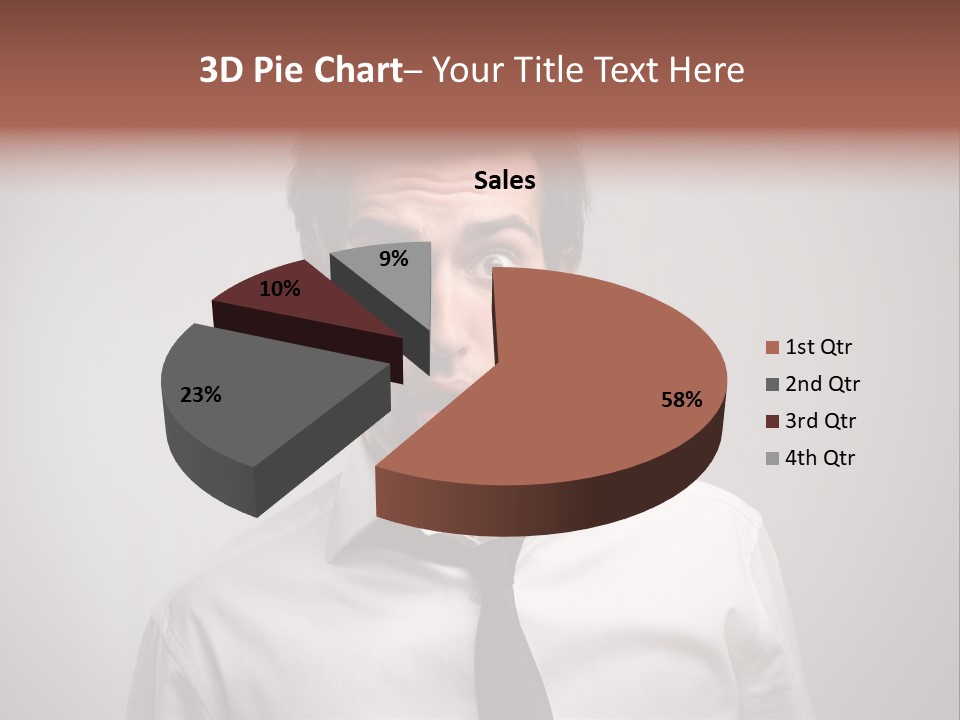 Astonished Man PowerPoint Template