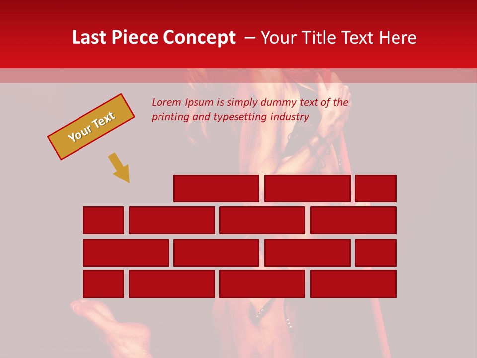 Beautiful Devil PowerPoint Template