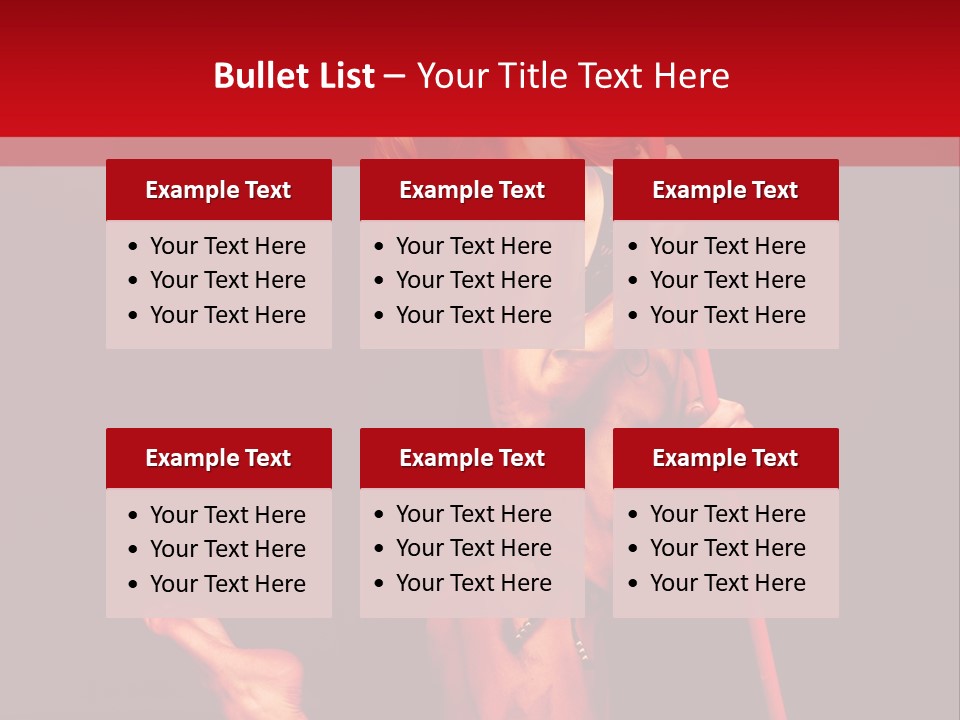 Beautiful Devil PowerPoint Template