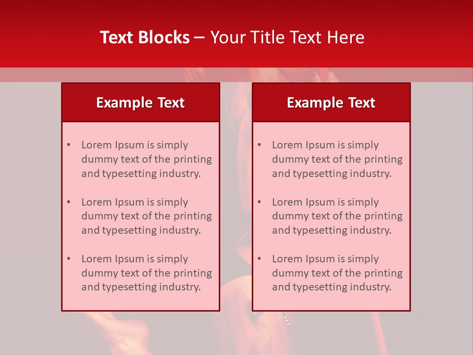 Beautiful Devil PowerPoint Template