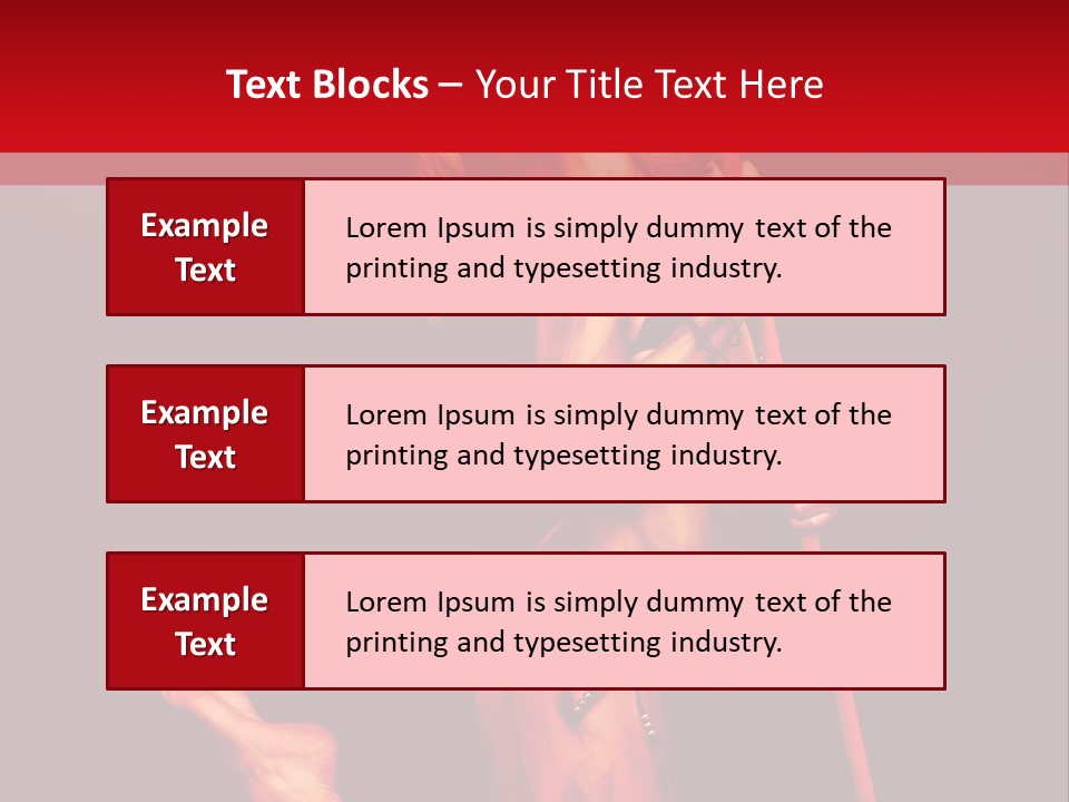 Beautiful Devil PowerPoint Template