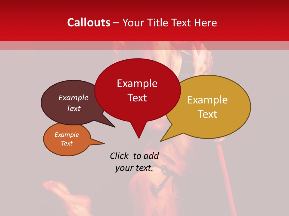Beautiful Devil PowerPoint Template