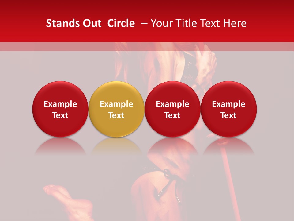 Beautiful Devil PowerPoint Template