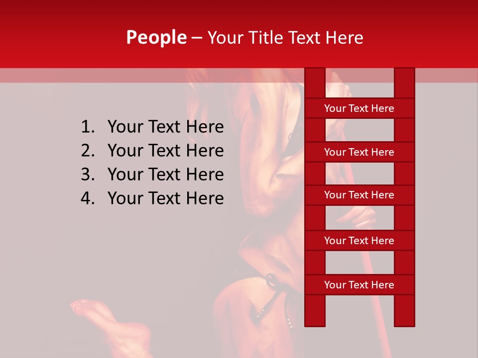 Beautiful Devil PowerPoint Template