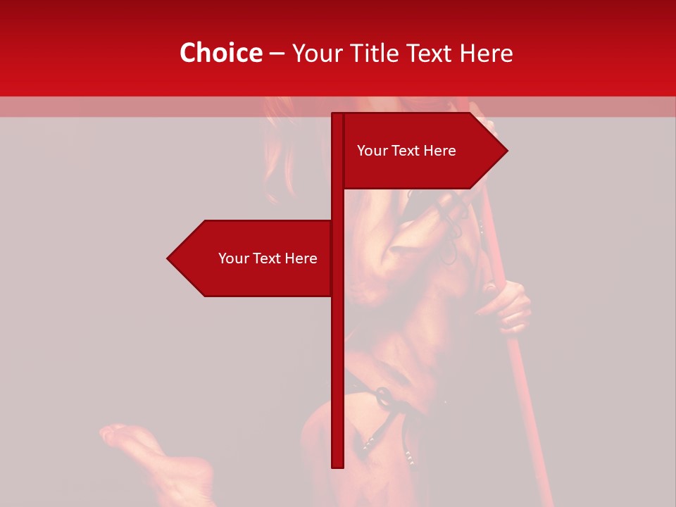 Beautiful Devil PowerPoint Template