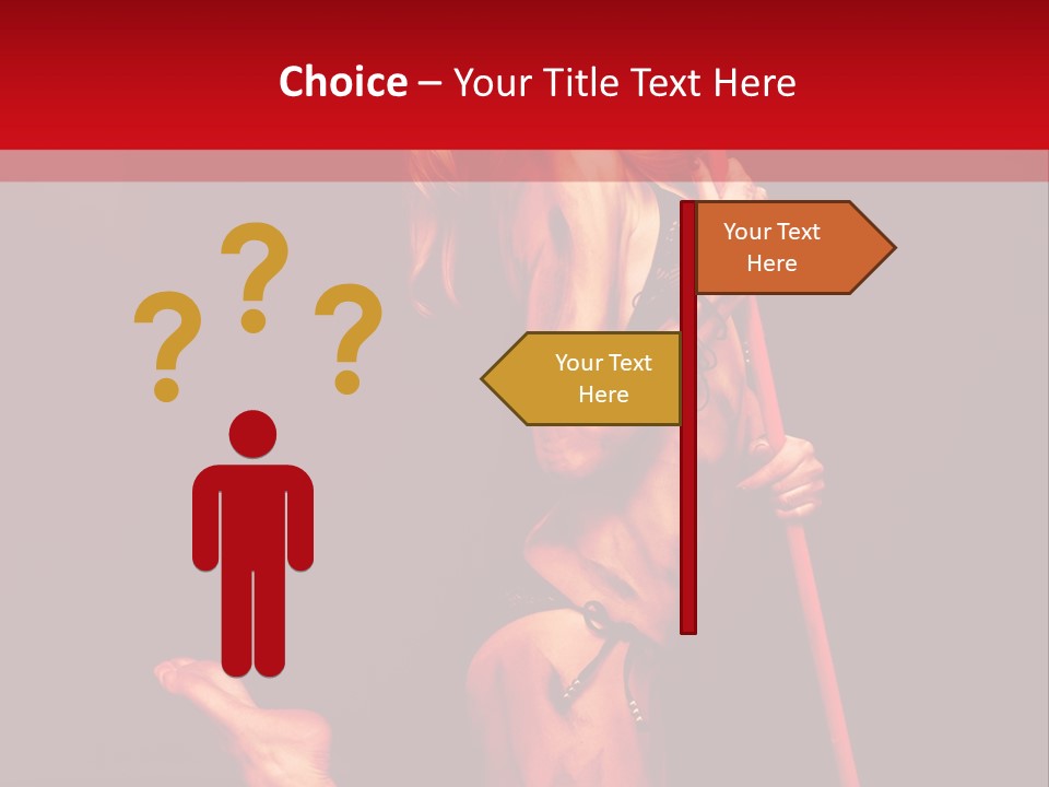 Beautiful Devil PowerPoint Template