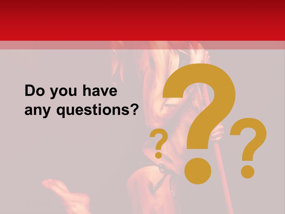 Beautiful Devil PowerPoint Template