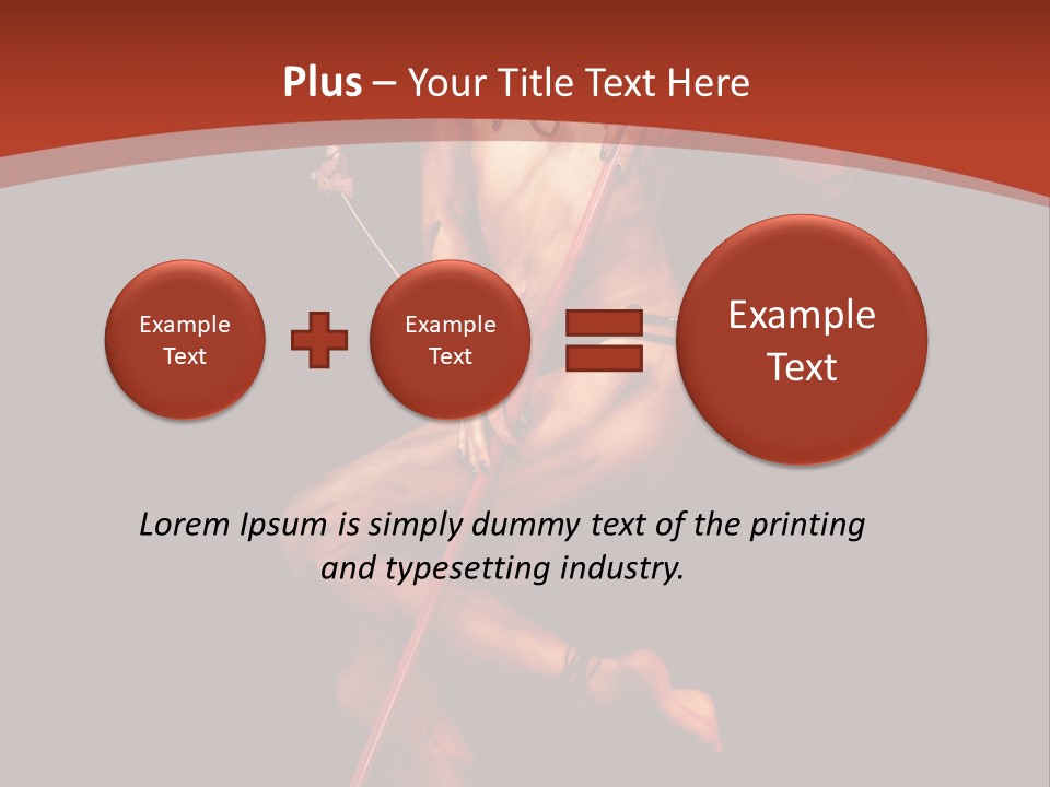 Beautiful Devil PowerPoint Template