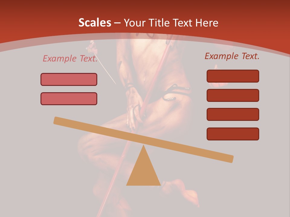 Beautiful Devil PowerPoint Template