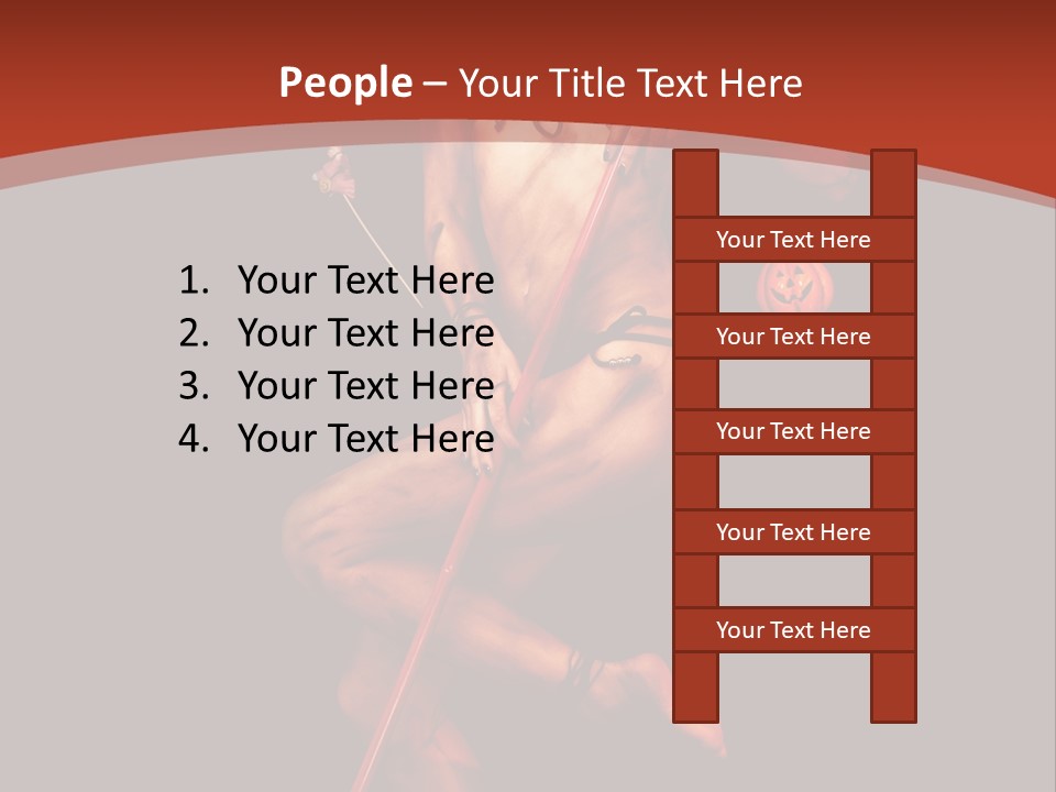Beautiful Devil PowerPoint Template