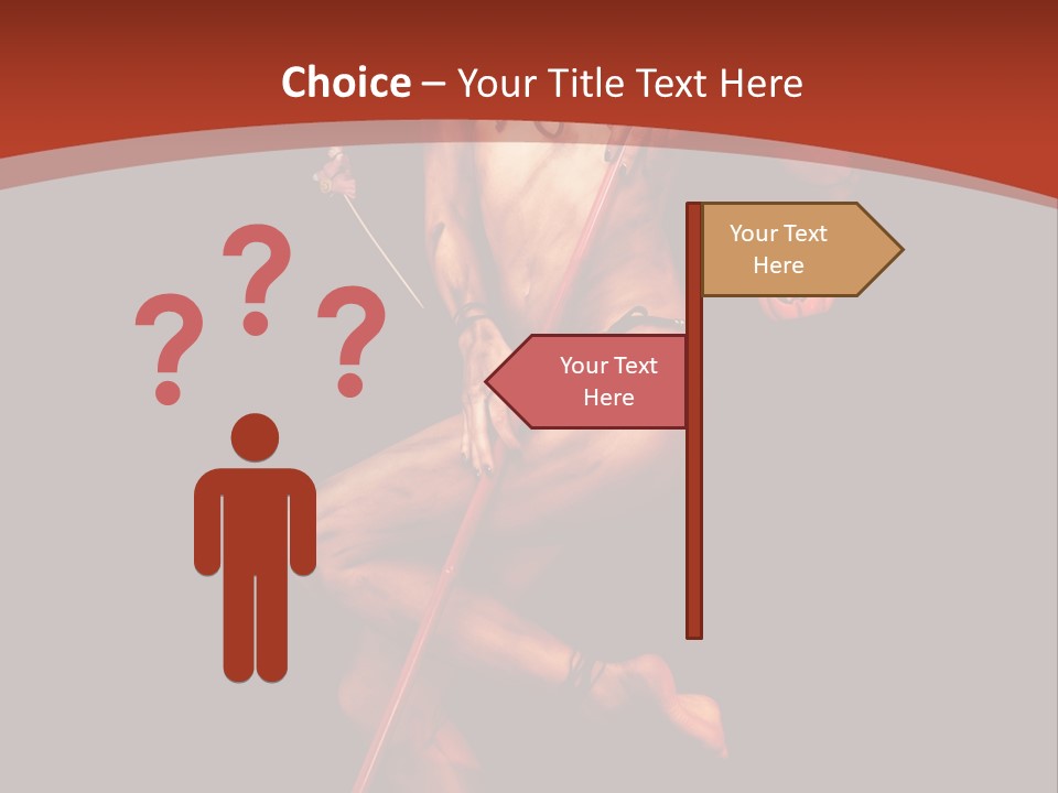 Beautiful Devil PowerPoint Template