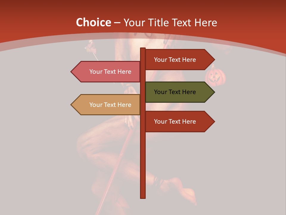 Beautiful Devil PowerPoint Template