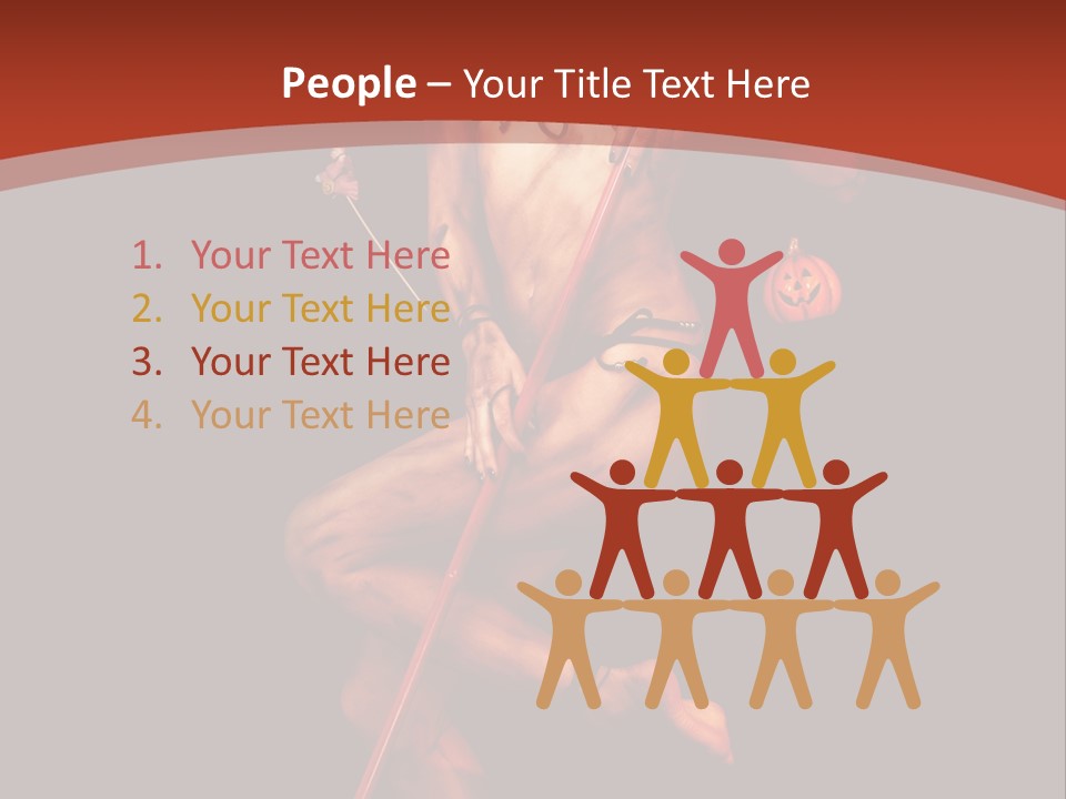 Beautiful Devil PowerPoint Template