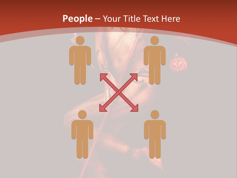 Beautiful Devil PowerPoint Template