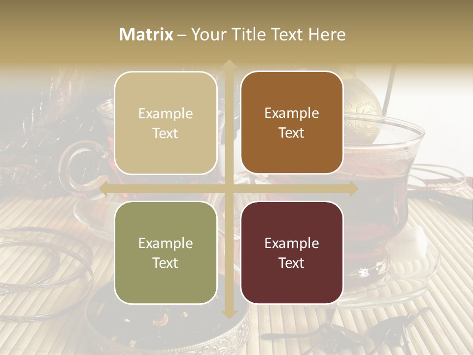 Tea Wallpaper Hd PowerPoint Template