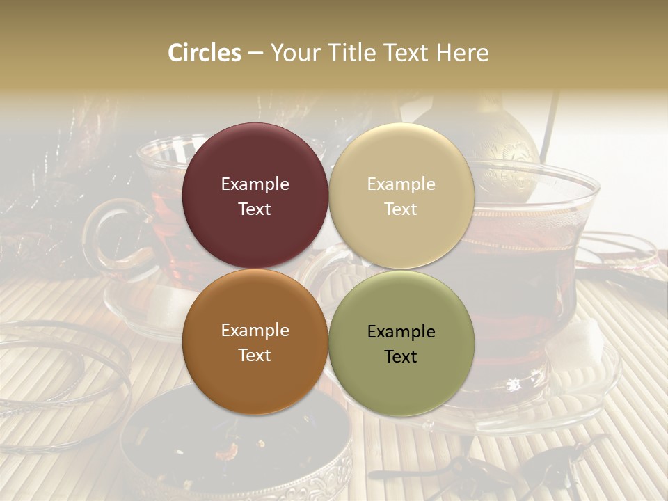 Tea Wallpaper Hd PowerPoint Template