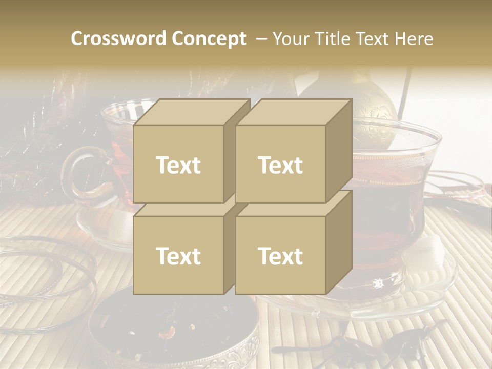 Tea Wallpaper Hd PowerPoint Template