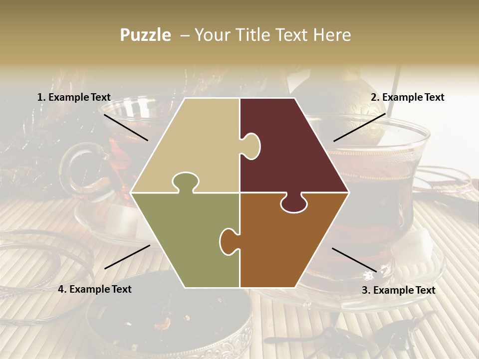 Tea Wallpaper Hd PowerPoint Template