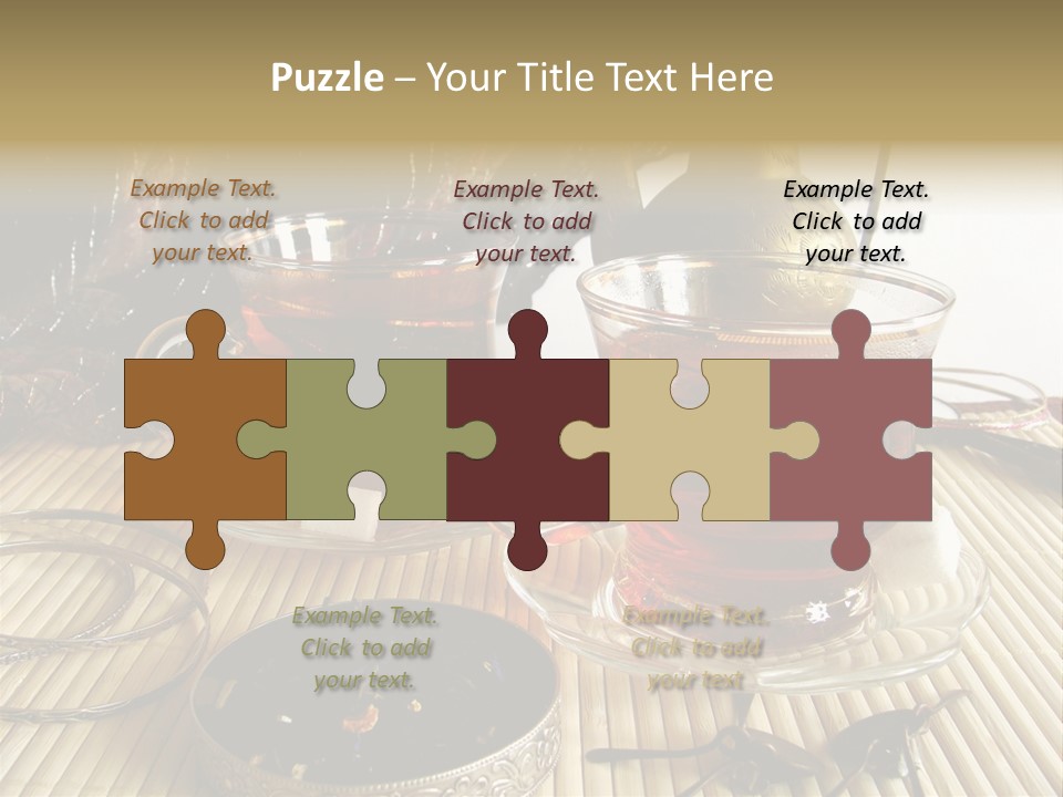 Tea Wallpaper Hd PowerPoint Template