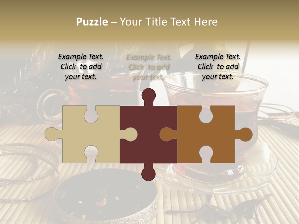 Tea Wallpaper Hd PowerPoint Template