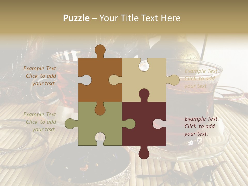 Tea Wallpaper Hd PowerPoint Template