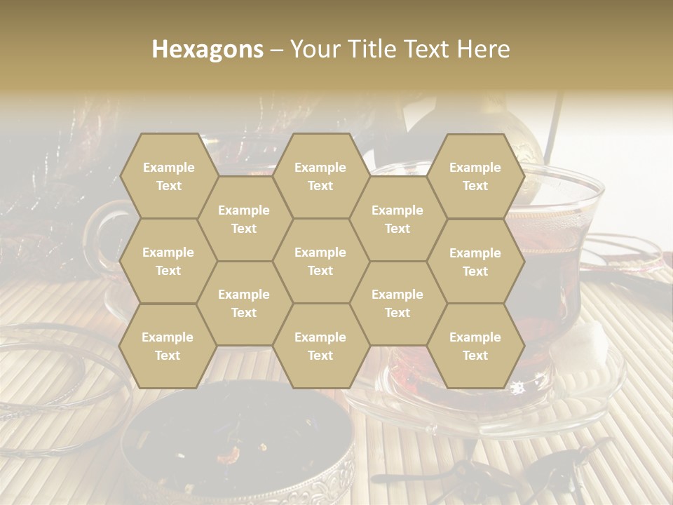 Tea Wallpaper Hd PowerPoint Template