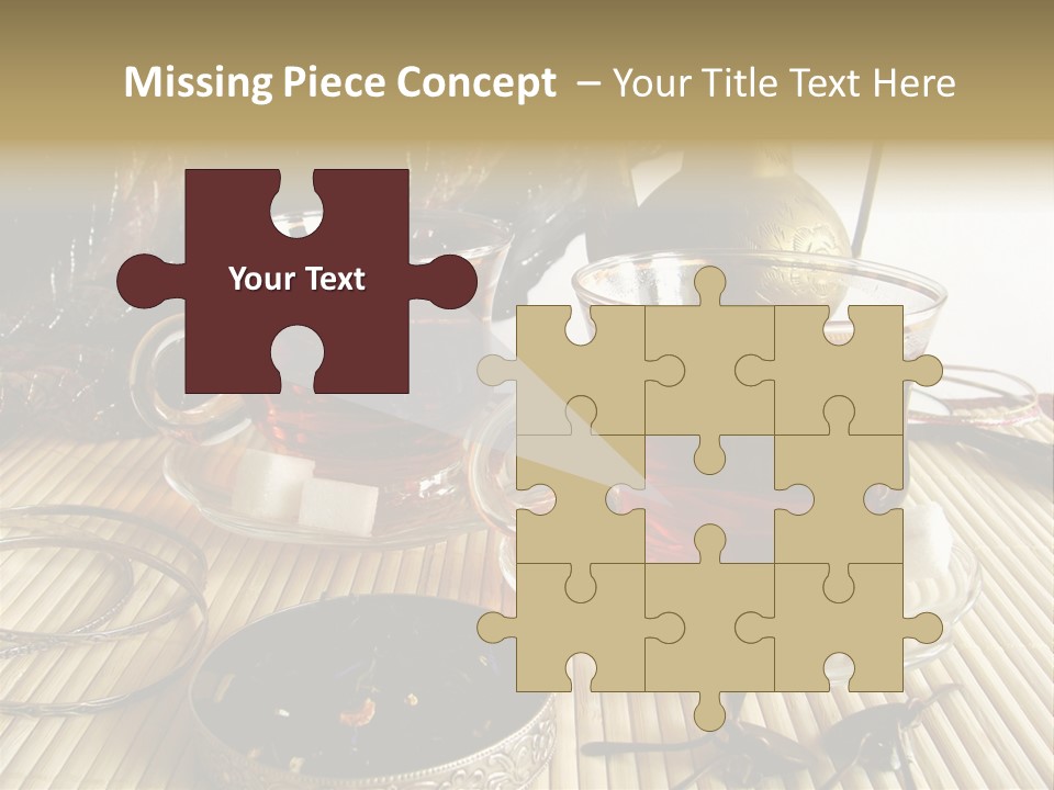 Tea Wallpaper Hd PowerPoint Template