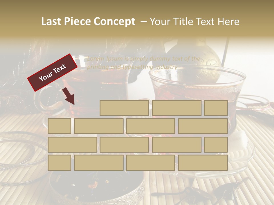 Tea Wallpaper Hd PowerPoint Template