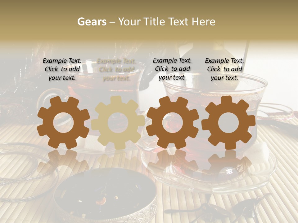 Tea Wallpaper Hd PowerPoint Template