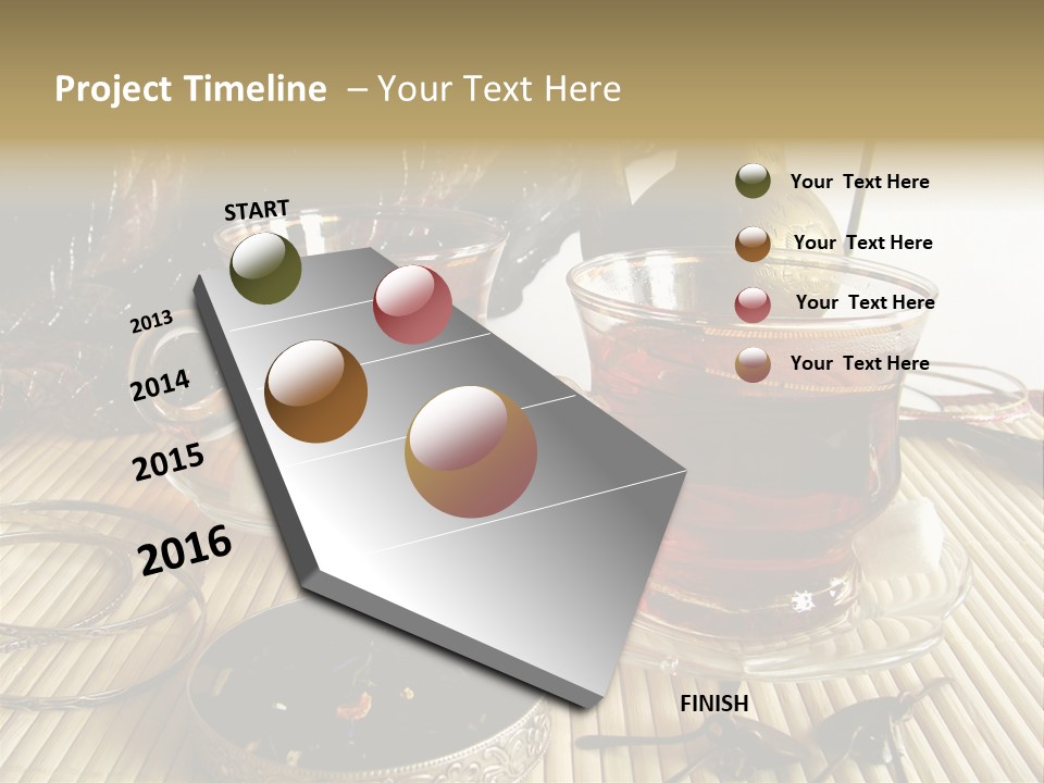 Tea Wallpaper Hd PowerPoint Template