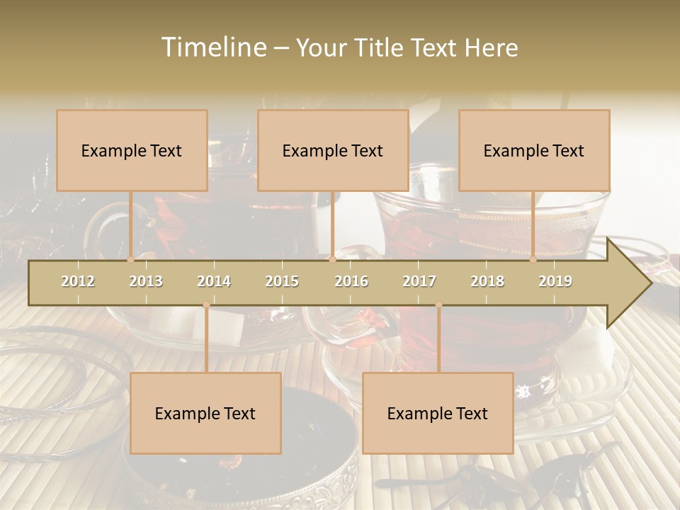 Tea Wallpaper Hd PowerPoint Template