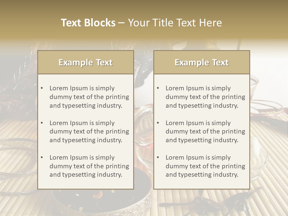 Tea Wallpaper Hd PowerPoint Template