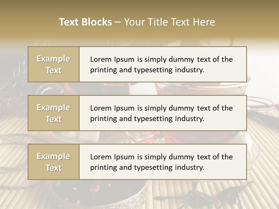 Tea Wallpaper Hd PowerPoint Template